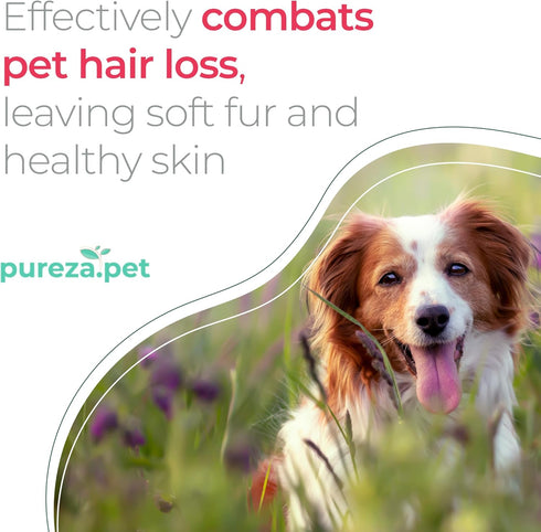 Fortifying Hypoallergenic Conditioner for Pets, Hair Loss Treatment, Vegan, 10.6oz, PUREZA PET