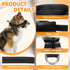 SlowTon Adjustable Soft Dog Muzzle, Padded Nylon Muzzle for Large Medium Dogs, Anti Chewing Barking Biting (Black, S)