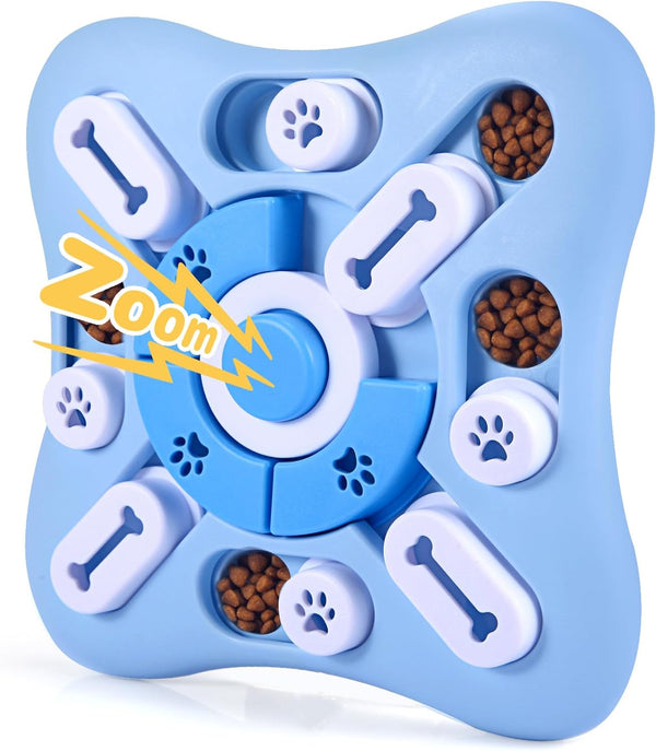 Interactive Dog Puzzle Toys for Large Medium Small Dogs, Squeaky Enrichment Mentally Stimulation Toys