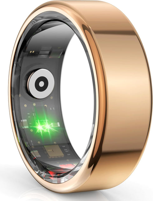 Smart Rings for Men Women, Fitness Rings Heart Rate Monitor, Sleep Tracker, Waterproof Fitness Tracker for iOS Android