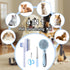 4-in-1 Trimmer Set Cat Grooming Kit, Cat Grooming Tools with Cats Brush, Flea Comb, Nail Clipper & - Deshedding