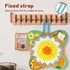 Kandishiex 23.62 23.62 inch Snuffle Mat for Dogs Cats Rabbits, Plush Fabric Flower Shape Slow Eating Mat with Anti-Slip