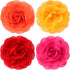 WILLBOND 4 Pieces Multicolored Dog Flower Bow Collar Set, Pet Bow Collar Charms for Puppy Dog Collar Cat Grooming
