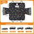 Famstar 100% 600D 6-Layer Hammock Large Dog Car Seat Cover for Back Seat Waterproof Durable Scratchproof Nonslip