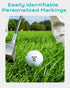 Giftspire Funny Golf Ball Stamp, Monogram Marker for Easy Identify & Reusable Personalized Golfball Stamper Marking