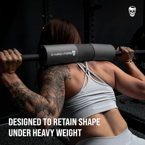 Gymreapers Barbell Squat Pad - Protective Bridge Pad for Hip Thrusts, Squats, Lunges - Neck Protection and Hip Support
