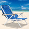 SWLJKU Portable Camping Chair with Adjustable Headrest - Heavy Duty Folding Beach Chair,