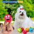 12 Hungdao Pcs Squeaky Dog Toys Latex Rubber Squeaky Ball Smile Face Emoticon Dog Toys Chewing Interactive Ball Bulk
