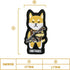 OneTigris K9 Patch Dog Morale Patch for Vest Harness Collar Leash (Shiba Inu)