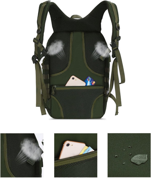 MOSISO 30L Tactical Backpack, Military Daypack 3 Day Assault Pack Rucksack Bag