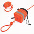 Water Rescue Throw Rope Bag with 50/100 Feet Floating Life Line and Whistle Clip for Boating
