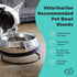 Enhanced Pet Bowl Stand with New Anti-Skid Feature, Exclusively for Enhanced Pet Bowl (Small)