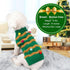 Cyeollo Christmas Sweater for Dogs, Turtleneck Glitter Holiday Clothes for Winter Pet Outfits