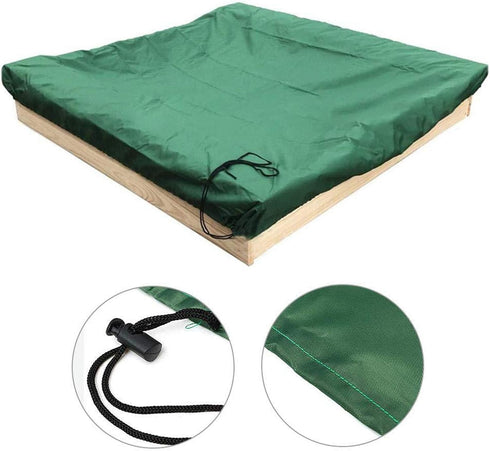 GZLMMY Swimming 3:180X180cm /70.87"X70.87") Cover Square with Drawstring, Oxford Cloth Sandbox Canopy Waterproof