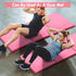 6ft 2ft 2-Inch x Folding Gymnastics Mat - Thick High Density Foam Yoga Mat, Non-Slip Gym Floor Mat for Home Workouts