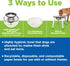 Kinn Kleanbowl Pet Bowl, Stainless Steel Frame with Compostable Refills, 24 oz (1 Pack)