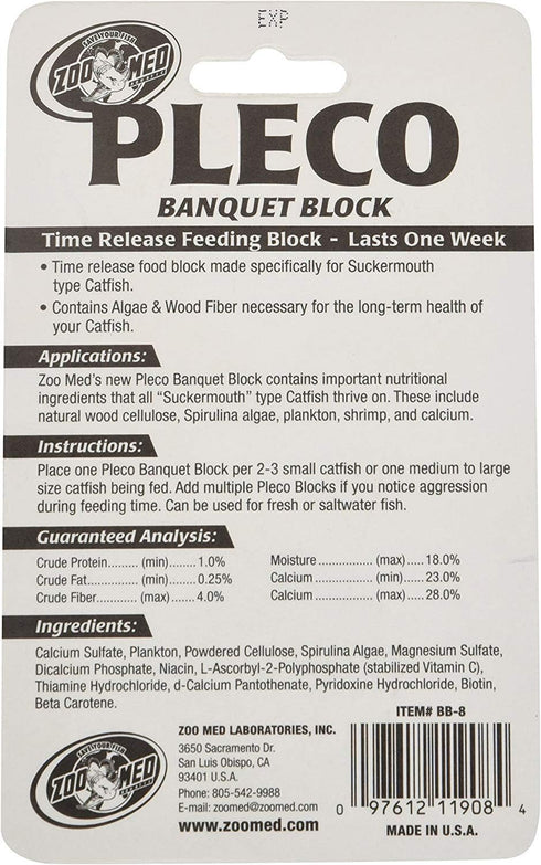 Pleco Banquet Block