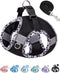 Petank Dog Harness for Small Medium Dogs: No Pull, Easy Walk Harness and Leash Set for Training (Black, XXS)