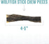 Icelandic+ Stick Chew Pieces: Wolffish, 3oz Bag of Pure Fish Skin Dog Treats, Wild-Caught & Air-Dried