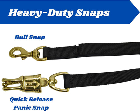 Intrepid International Adjustable Tie Safe Trailer Tie, Durable Nylon, Quick Release, 28" to 33"