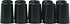 The Golfer's Workshop .355" Taper Tip Black Golf Club Ferrules - Pack of 10, Durable Plastic for Easy Installation