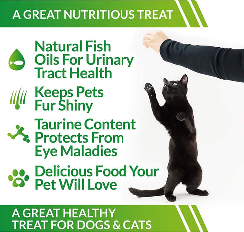 Cat-Man-Doo Extra Large Dried Bonito Flakes Treats for Dogs & Cats, 4oz Bag (2 Pack)