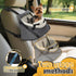 7 lbs, WOYYHO Luxury Dog Booster Car Seat Up to PU Leather Pet Car Seat with Safety Belt & Soft Flannel Liner
