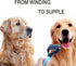 Double Sided Undercoat Rake Comb - Pet Grooming Tool for Dog and Cat Shedding, Dematting, Flea Comb Set (Blue/16 tooth)