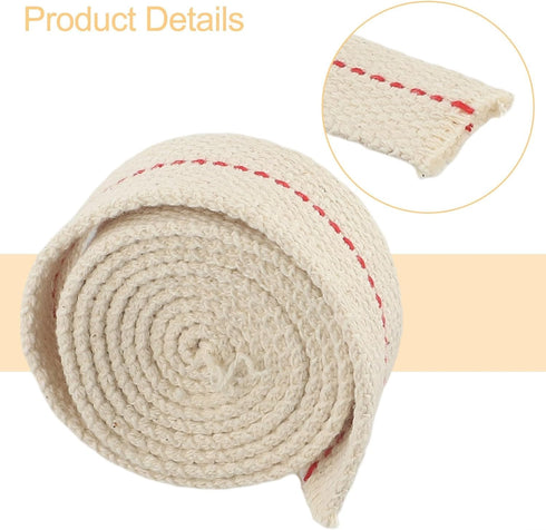 Belnotelt Available(2cm 1m) Flat Cotton for Kerosene Lamps and Lanterns, Fuel Absorbing for Oil Burners, Camping Hiking