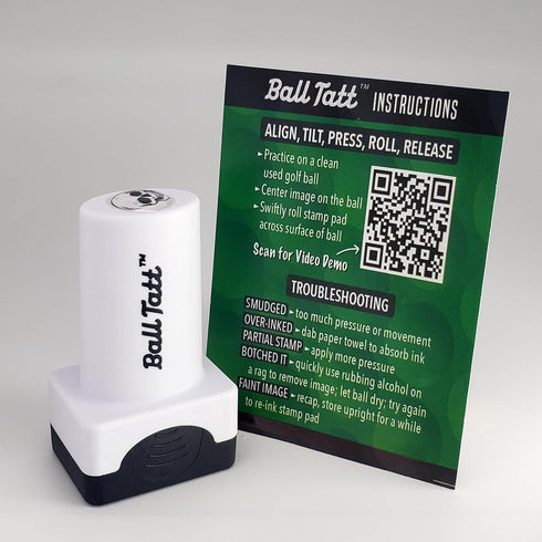 Skull Man Golf Ball Stamp, Self-Inking Golf Ball Marking Tool, Reusable Golf Ball Stamper