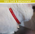 Cat Collar Stars and Moon, 4-Pack Reflective with Bell, Solid & Safe Nylon Breakaway Collars for Cats