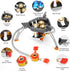 WADEO 7200W Windproof Camping Stove: Portable Gas Stove with Piezo Ignition, Carry Case for Outdoor Hiking