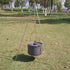 Portable Lightweight Camping Pot Set for Outdoor Cooking, Hanging Camping Pot for Hiking Adventure