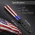 GOOD WORKER Butterfly Trainer - American Patriot Balisong - Practice Butterfly Knife - Butterfly Knives NOT Real NOT Sharp Blade - USA Flag Dull Trick Butterfly - Butter Fly Training CSGO K14 U by GOOD WORKER