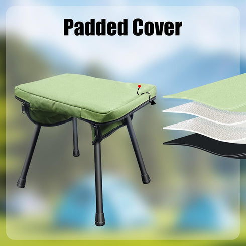 Compact Portable Folding Camping Chair with Carry Bag - Ideal for Hiking and Fishing