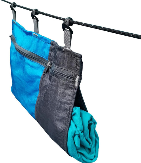 Hammock Organizer Bag, Portable Storage Container for Camping, Climbing, Hiking Outdoor Sports, Blue