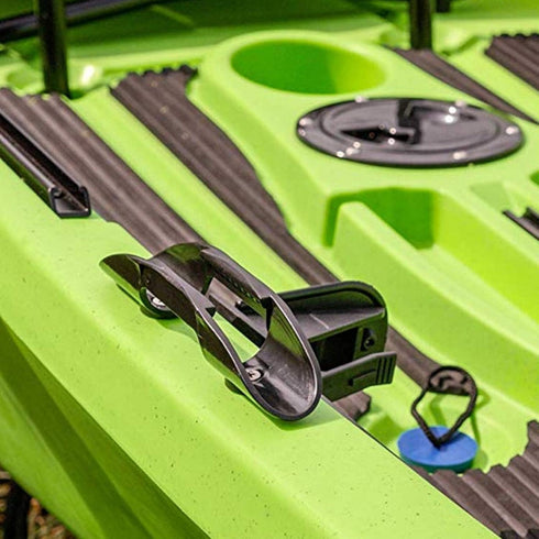 Keenso Kayak Paddle Holder, 1 Set Plastic Oars Keeper Clip for Boat Accessories