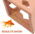 Cabilock Aquarium Breeding Cave and Fish Shrimp Hideout Ceramic Pyramid Shelter Fish Tank Decoration for Stress