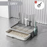 Xanorrg Heightened Net Dog Toilet for Intermediate Animals Detachable Launderable Tray Against Escape Plan Strong