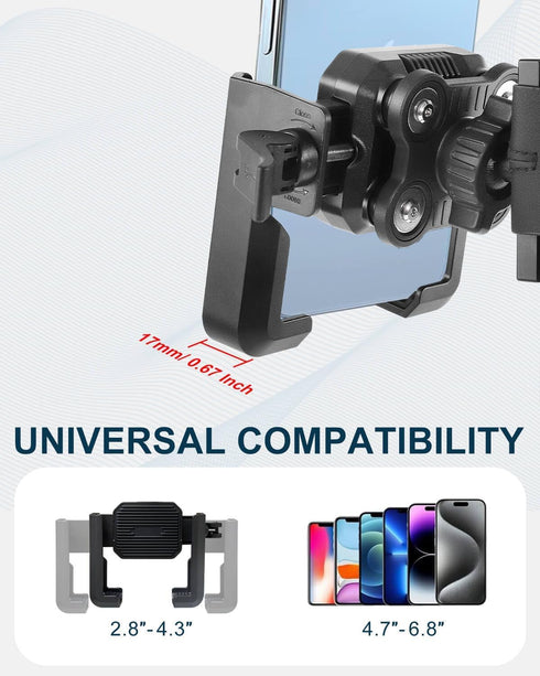 Golf Cart Phone Holder Mount - Magnetic with Vibration Dampener for EZGO/Club Car/Yamaha/ICON/Zone