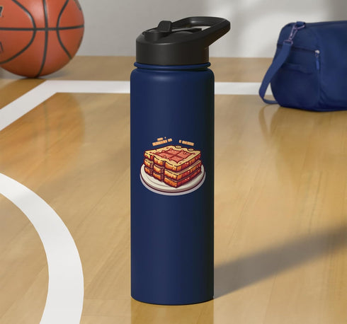 Pork Belly Cut Of Pork Bacon Meat Designs 8 Pork Belly Bit Stainless Steel Insulated Water Bottle