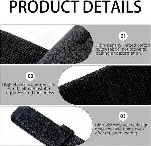 Nextpal 2 Pcs Sports Wrist Wraps for Weightlifting, Carpal Tunnel Wrist Brace with Adjustable Compression, Gym