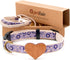 Pettsie Dog Heart Collar & Matching Friendship Bracelet - Adjustable Durable Hemp for Small & Medium Dogs