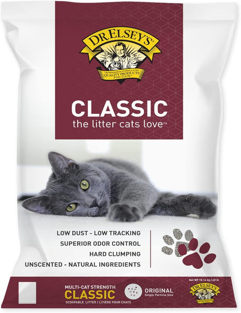 Precious Cat Classic Premium Clumping Cat Litter - 40 lb Bag