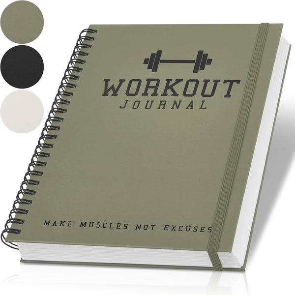 The Ultimate Fitness Journal - Detailed Workout Planner & Log Book for Men and Women, Great Gym Accessories with Tracker