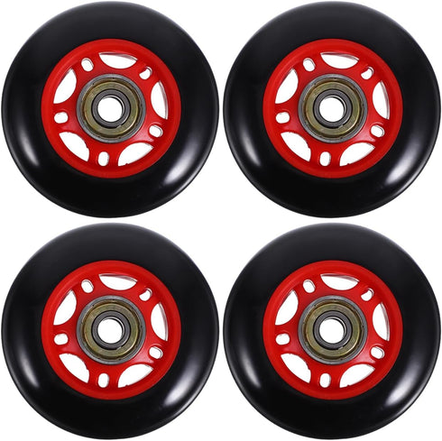 HONITANO 4Pcs Fitness Roller Wheels for Gym Equipment Plastic Pulley Replacement for Treadmills