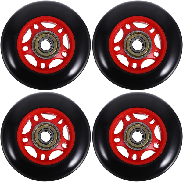 HONITANO 4Pcs Fitness Roller Wheels for Gym Equipment Plastic Pulley Replacement for Treadmills