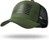 Oversize XXL American Flag Trucker Hat, Large Breathable Mesh Snapback Baseball Cap for Men