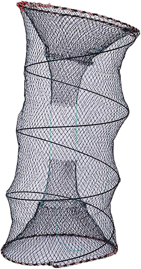 HEMOTON Lobster Crab Shrimp Fishing Trap Net, Foldable Circular Cast Net, Sturdy