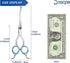 Curved Dog Grooming Scissors, 6.69 inches Round Tips Pet Grooming Shears for Dog Cat Hair Trimming